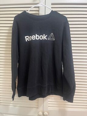 Reebok Black Sweatshirt with White Logo